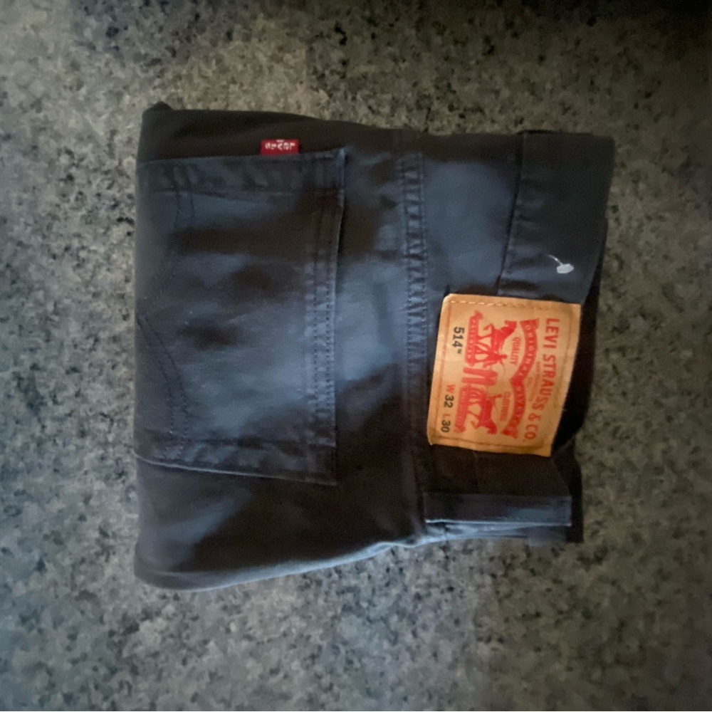 Levi's Men's Dark Gray Slim Straight Jeans